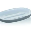 KELA Ceramiczna mydelniczka 13,5 x 8,5 cm, szara ISABELLA / FreeForm