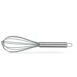 KELA | Cookie | rózga kuchenna, silikon/stal nierdzewna, 26 cm, szara