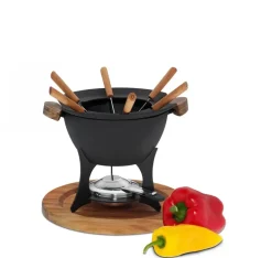 KELA COUNTRY Zestaw do fondue 1 l dla 6 osób / żeliwo