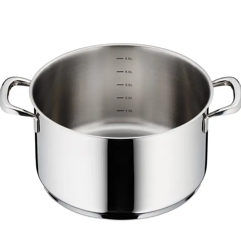 KELA FLAVORIA Stalowy garnek 5,5 l z pokrywką ⌀ 24 cm / indukcja