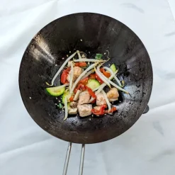 KELA | Joy | mini-wok z podgrzewaczem, stal, 18 cm