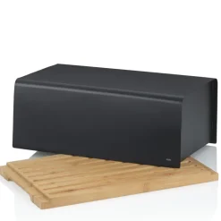 KELA | Kiril | chlebak, metal/bambus, 38 x 23 x 16 cm