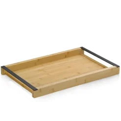 KELA | Kiril | taca do serwowania, bambus/metal, 43 x 27 x 4 cm