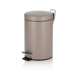 KELA Kosz na śmieci otwierany pedałem CASHMERE jasnobrązowy, matowy 3,0 l / FreeForm