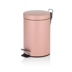KELA Kosz na śmieci otwierany pedałem ROSE różowy, matowy 3,0 l / FreeForm