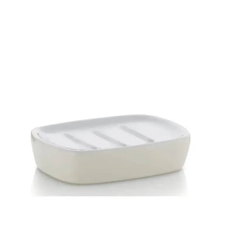 KELA LANDORA Ceramiczna mydelniczka / kremowa