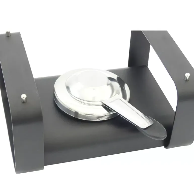 KELA | Roman | zestaw do fondue serowego dla 6 os., ceramika/metal, śred. 22,5 x 19 cm