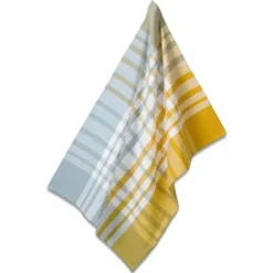 KELA | Svea | ściereczka kuchenna, 100% bawełna, 70 x 50 cm, żółto-błękitna, krata