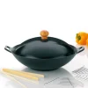 KELA Wok żeliwny z pokrywą ⌀ 36 cm / 5 elementów / żeliwo