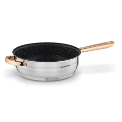 KönigHOFFER BARI ROSE GOLD Komplet garnków ze stali nierdzewnej 12 elementów / indukcja