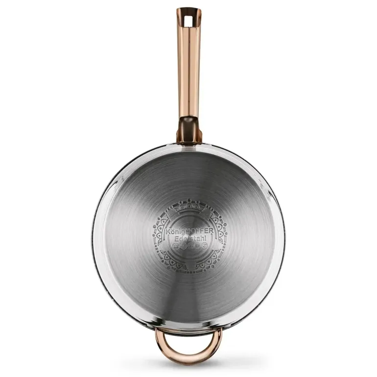 KönigHOFFER BARI ROSE GOLD Komplet garnków ze stali nierdzewnej 12 elementów / indukcja