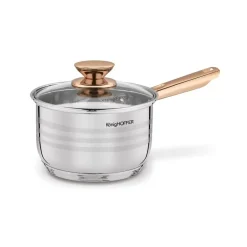 KönigHOFFER BARI ROSE GOLD Komplet garnków ze stali nierdzewnej 12 elementów / indukcja
