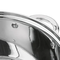 KönigHOFFER | BARI SILVER Komplet garnków całostalowych z pokrywkami 6 el