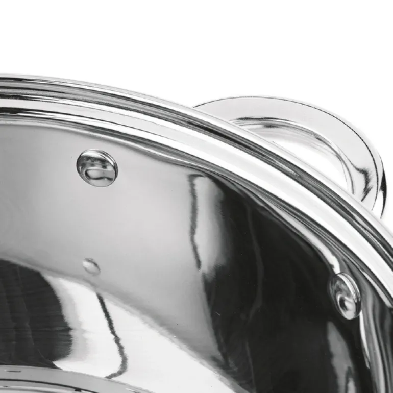 KönigHOFFER | BARI SILVER Komplet garnków całostalowych z pokrywkami 6 el