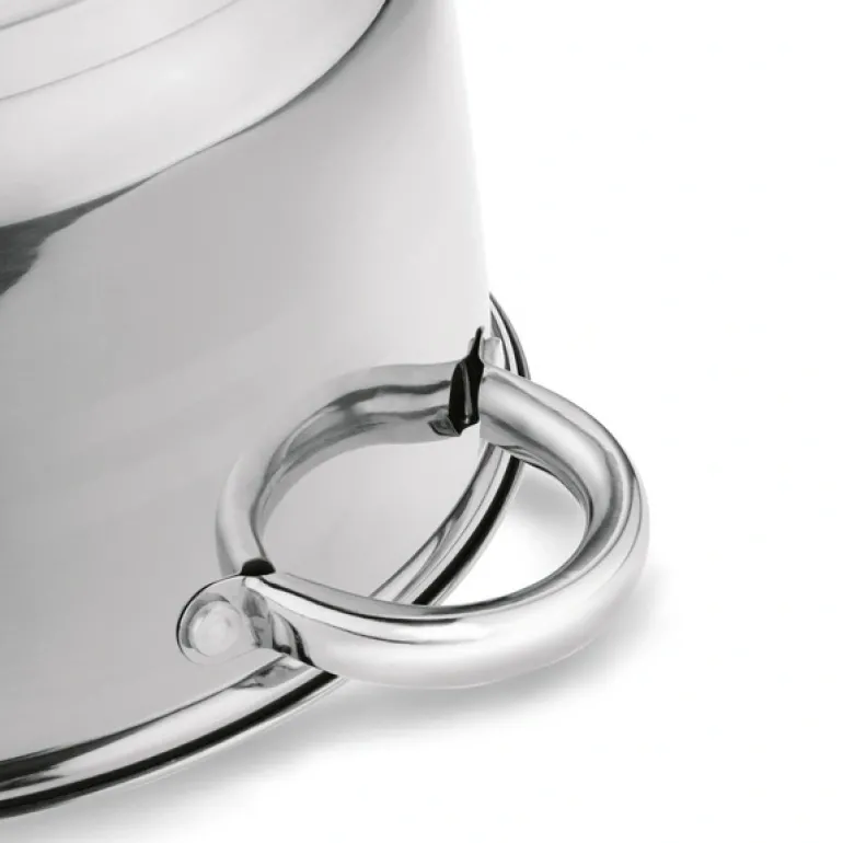KönigHOFFER | BARI SILVER Komplet garnków całostalowych z pokrywkami 6 el