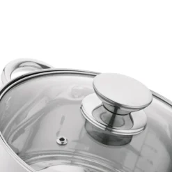 KönigHOFFER | BARI SILVER Komplet garnków całostalowych z pokrywkami 6 el