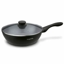 KönigHOFFER CORVOS Patelnia głęboka z pokrywką 28 cm / aluminium / indukcja