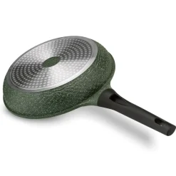 KönigHOFFER GREEN HUSK Patelnia granitowa 20 cm / indukcja / powłoka GREBLON C3 Granite