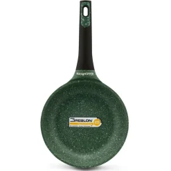 KönigHOFFER GREEN HUSK Patelnia granitowa 20 cm / indukcja / powłoka GREBLON C3 Granite
