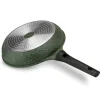 KönigHOFFER GREEN HUSK Patelnia granitowa 20 cm + pokrywka szklana TADAR / indukcja