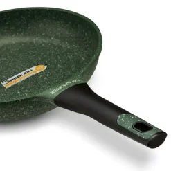 KönigHOFFER GREEN HUSK Patelnia granitowa 20 cm + pokrywka szklana TADAR / indukcja