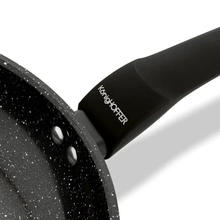 KönigHOFFER KINGSTONE Patelnia aluminiowa, głęboka z powłoką ceramiczną 28 cm / indukcja