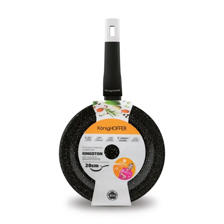 KönigHOFFER KINGSTONE Patelnia aluminiowa z powłoką ceramiczną 20 cm / indukcja