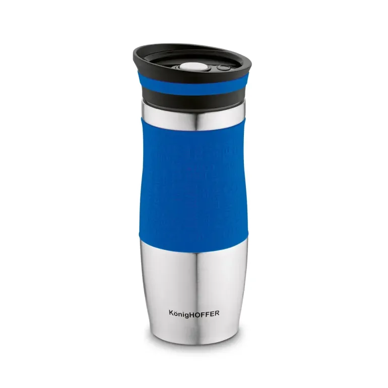 KönigHOFFER LOARA Kubek termiczny 400 ml / niebieski / stal nierdzewna