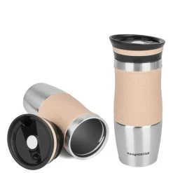 KönigHOFFER LOARA Kubek termiczny 400 ml / cappuccino / stal nierdzewna