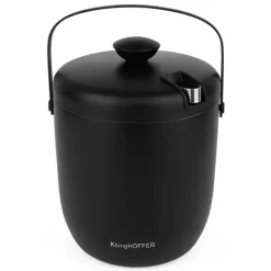 KönigHOFFER ORIS BLACK Wiaderko do lodu 2,8 L ze szczypcami / stal nierdzewna