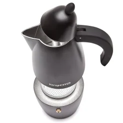 KÖNIGHOFFER PRESTIGIO BLACK Kawiarka do espresso 300 ml / 6 filiżanek / aluminium