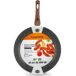 KönigHOFFER VENGA Patelnia granitowa 32 cm non stick / indukcja