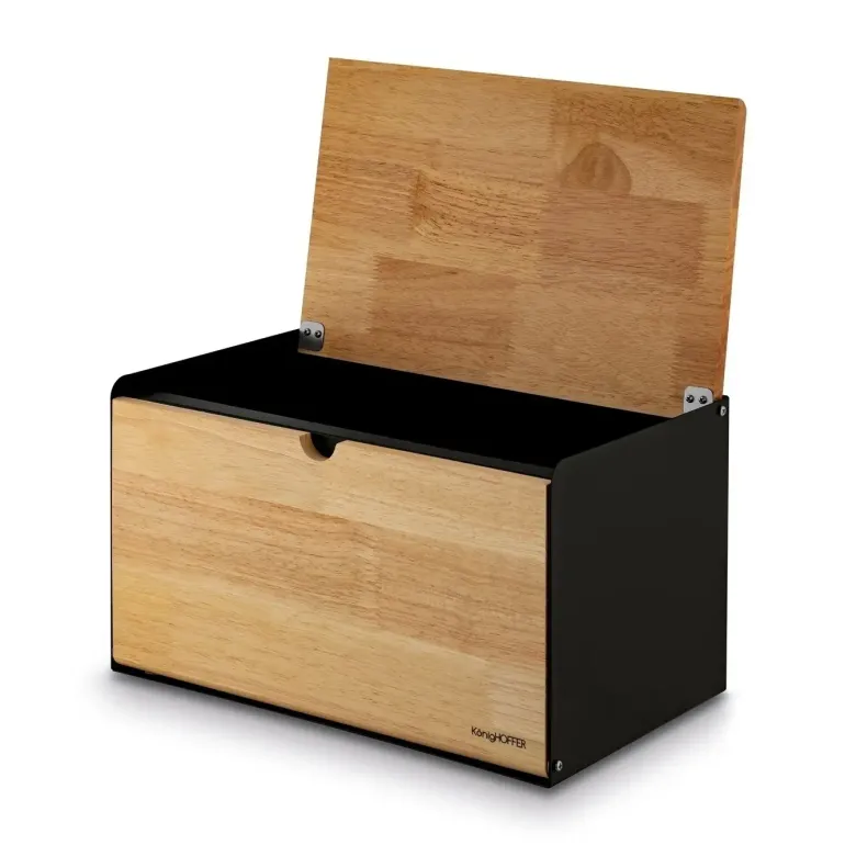 KÖNIGHOFFER VITRUM Chlebak z deską 35,5 cm / 2w1 / drewno bambusowe