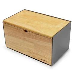 KÖNIGHOFFER VITRUM Chlebak z deską 35,5 cm / 2w1 / drewno bambusowe