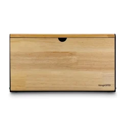 KÖNIGHOFFER VITRUM Chlebak z deską 35,5 cm / 2w1 / drewno bambusowe