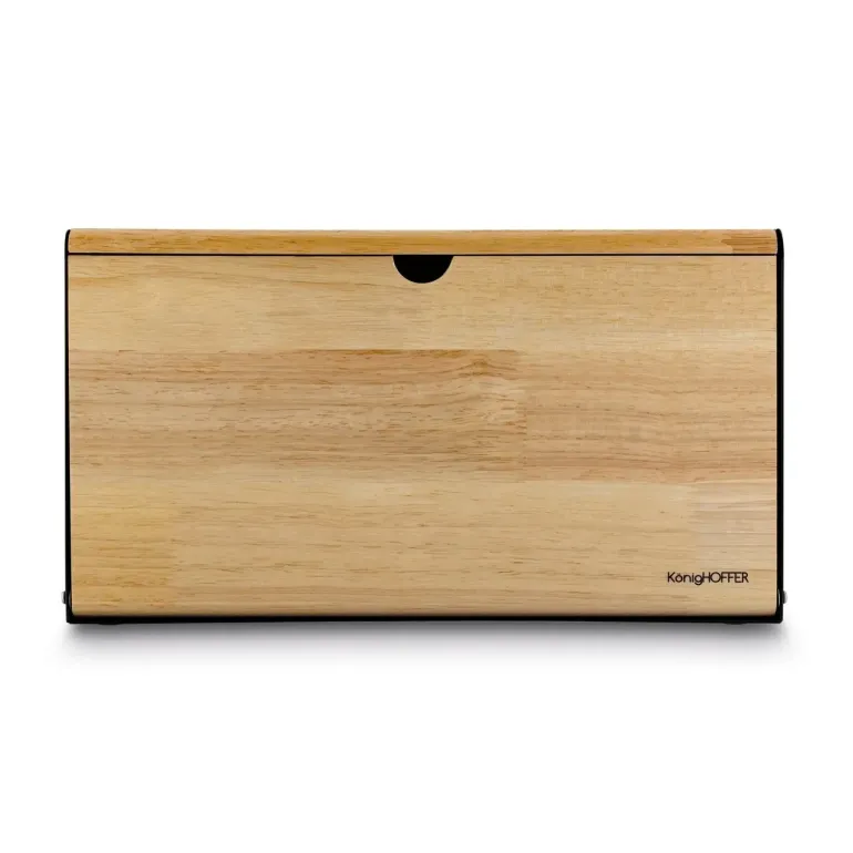 KÖNIGHOFFER VITRUM Chlebak z deską 35,5 cm / 2w1 / drewno bambusowe