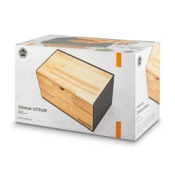 KÖNIGHOFFER VITRUM Chlebak z deską 35,5 cm / 2w1 / drewno bambusowe