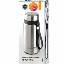 KonigHOFFER ADVENTURE Termos próżniowy ze stali nierdzewnej z sitkiem 500 ml