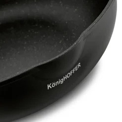KONIGHOFFER BLACK ROSE PATELNIA WOK 30 CM Z POKRYWKĄ / INDUKCJA