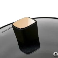 KONIGHOFFER BLACK ROSE PATELNIA WOK 30 CM Z POKRYWKĄ / INDUKCJA
