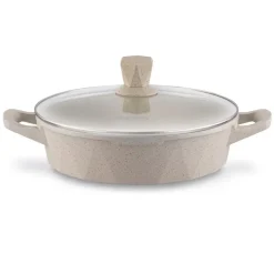 KONIGHOFFER CORTE Zestaw garnków z pokrywkami 8 elementów / aluminium / indukcja / powłoka non-stick