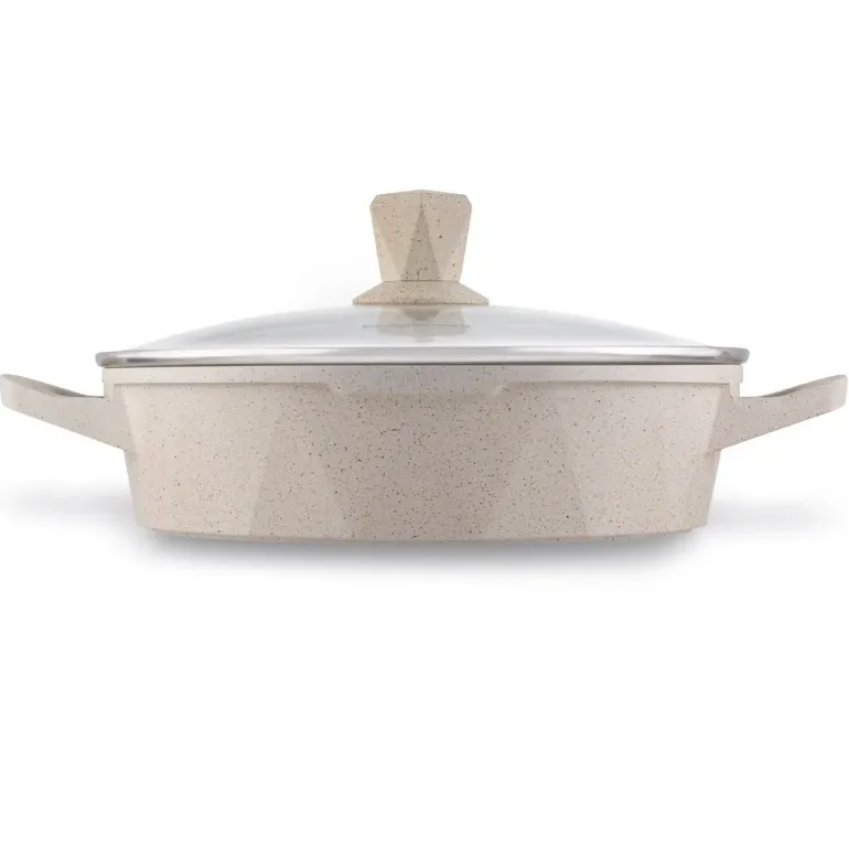 KONIGHOFFER CORTE Zestaw garnków z pokrywkami 8 elementów / aluminium / indukcja / powłoka non-stick