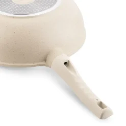 KONIGHOFFER CREAMY MARBLE PATELNIA WOK 30 CM Z POKRYWKĄ / INDUKCJA