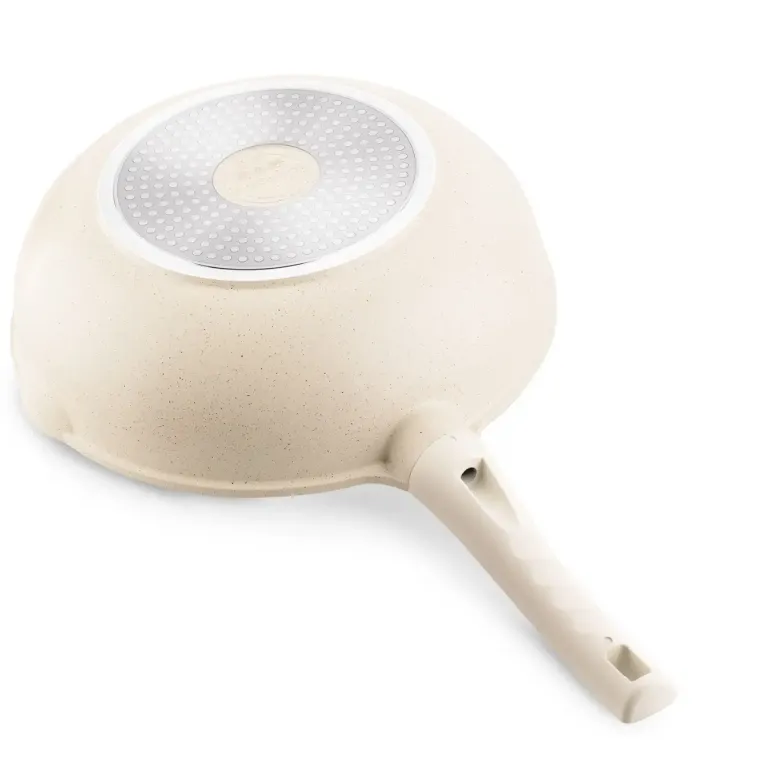 KONIGHOFFER CREAMY MARBLE PATELNIA WOK 30 CM Z POKRYWKĄ / INDUKCJA