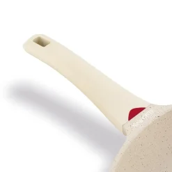 KONIGHOFFER CREAMY MARBLE PATELNIA WOK 30 CM Z POKRYWKĄ / INDUKCJA