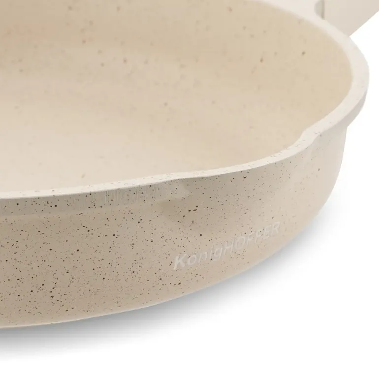 KONIGHOFFER CREAMY MARBLE ZESTAW GARNKÓW 10 EL / INDUKCJA