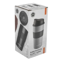KonigHOFFER ELLIOT Kubek termiczny 440 ml / szary / stal nierdzewna