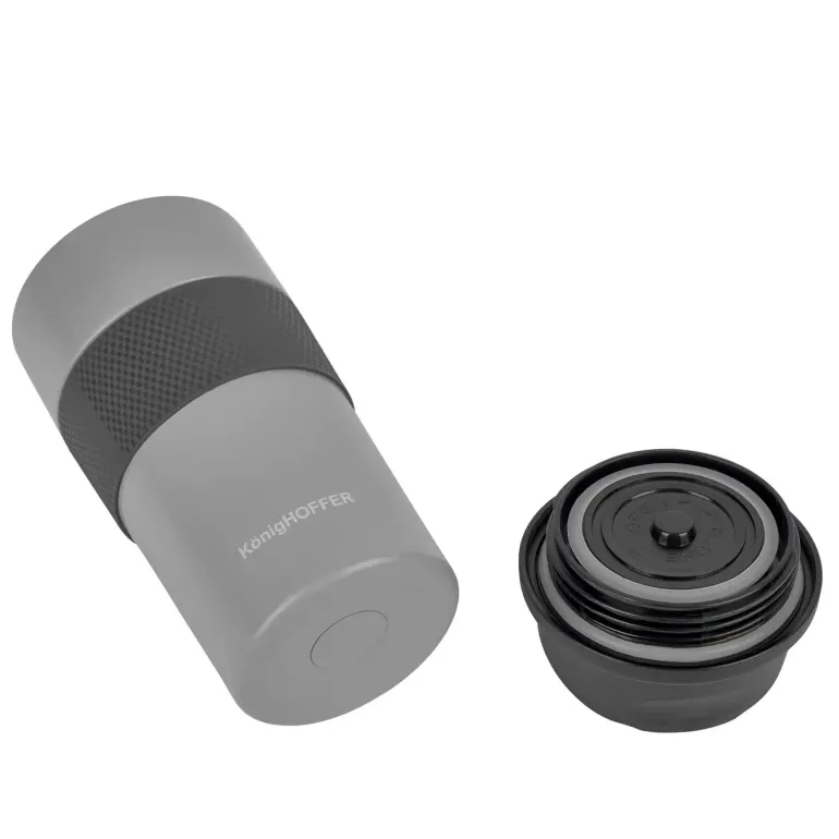 KonigHOFFER ELLIOT Kubek termiczny 440 ml / szary / stal nierdzewna