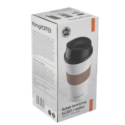 KonigHOFFER ELLIOT Kubek termiczny 440 ml / biały / stal nierdzewna