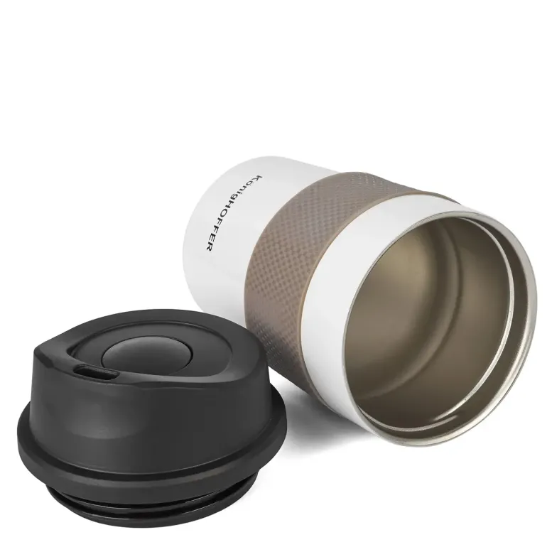 KonigHOFFER ELLIOT Kubek termiczny 330 ml / biały / stal nierdzewna